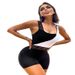 Aria Basics 2024 European And American Swimwear Women Foreign Trade Cross-border One-piece Swimsuit Spliced Bikini_ecoleips.com