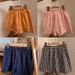 New Summer Shorts Pajamas Cotton Women Shorts Women's Bottoms Soft Pants Plaid Print Loose Pants Womens Pajama Pant_ecoleips.com