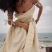 Women's Clothing Sexy Pure Cotton And Linen Strappy Backless Suspender Dress_ecoleips.com