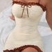 Sexy Fashionable Striped Seawater Swimsuit Set For Women Bow Detail Slim Fit European American Style Hot Spring Resort_ecoleips.com