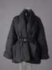 Fashion Brown Cotton-padded Coat Women's V-neck Loose Big Pockets Sashes Thick Warm Jacket Winter New NCHT_ecoleips.com