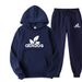 Unisex Two-piece Set Featuring A Hooded Sweatshirt And Cuffed Joggers—casual Sportswear For Students._ecoleips.com