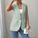 DiYun Cross-Border European And American Elegant Sleeveless Vest Commuting Blazer Women's Clothing 2025 Summer_ecoleips.com