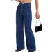 Women's High-Waisted Straight Leg Jeans Casual Loose Fit Denim Autumn Clothing European American Style for Ladies_ecoleips.com