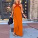 Women's Off-Shoulder Patchwork Dress Summer Fashion Loose Fit Sleeveless Home Loose_ecoleips.com