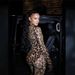 Women's Clothing Spring New Leopard Mesh Long Sleeved Stand Up Collar Tight Sexy Long Jumpsuit_ecoleips.com