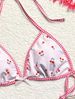 Women's Clothing Split Tie Strap Swimsuit Small Fresh Butterfly Two Piece Swimsuit Female_ecoleips.com