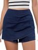 Women's Clothing Denim High Waist Pull On Fashion Casual Stretch Denim Skirt_ecoleips.com