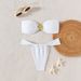 Women's Clothing Solid Color Tube Top Sexy Split Bikini Women's Swimsuit_ecoleips.com