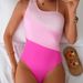 Women's One-Shoulder Cutout One-Piece Swimsuit High Waist Tummy Control Sexy Bathing Suit For Beach & Pool"_ecoleips.com