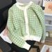 K Soft And Tender Knit Cardigan For Women; Short Sweater For Girls To Wear As Outerwear; Slimming Sweater For_ecoleips.com