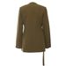 K New Irregular Cut Heavy-duty Chicken Eye Retractable Waist Suit Jacket Top_ecoleips.com