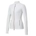 Women's Long Sleeve Yoga Top Slim Fit Double Zipper Quick Drying Outdoor Running Fitness Jacket_ecoleips.com
