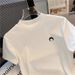 Women's Clothing Hot Girl Wear Small Stand Up Collar Pure Cotton Embroidered Shoulder Top Short Sleeved T Shirt_ecoleips.com