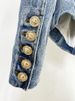 K New Style Slim Fit Belt Denim Suit Jacket Jacket_ecoleips.com