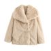 Women’s Faux Fur Coat – Elegant Winter Outerwear, Multiple Colors & Prints, Soft & Stylish, Lightweight Warmth_ecoleips.com
