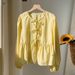 Women's Long Sleeve Striped Shirt Drawstring Top Versatile Easy To Match Autumn New Style_ecoleips.com