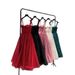 Women's Clothing New Style Suspender Evening Dress, Elegant And Slim, Medium Length Dress, Sequined Mesh, Puffy Skirt, Suitable For Daily Party Wear_ecoleips.com