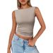 Cross-border European And American 2025 Spring/Summer New Sleeveless Tank For Hot Girls, Slim Fit Y2K Fashion Sexy_ecoleips.com