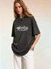 Women's Casual Washed T-Shirt, Relaxed Fit Crew Neck Tee For Weekend Outings And Everyday Fashion_ecoleips.com
