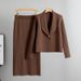 Cross-border Women's Two-piece Suit Set, Spring Autumn 2026 New Style, Elegant Cardigan Sweater Jacket And Skirt Set_ecoleips.com