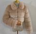 Women's Clothing Luxury Faux Fox Fur Coat – Patchwork Design Women’s Winter Coat With Long Sleeves_ecoleips.com