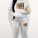 Women's Autumn And Winter Fashionable Casual MELANIN Pattern Printed Thick And Plush Warm Hooded Sweatshirt+sports Pants Set-761_ecoleips.com