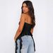Y2K Clothing Slim-fit Hot Girl Bm Top, European And American High-end Style, Irregular Tassel Sexy Tube Top For Summer_ecoleips.com
