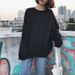 European Korean Style Spring Autumn Thin Sweatshirt For Women, Round Neck, Trendy Student Couple And Best Friend Outfit,_ecoleips.com