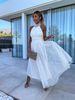 Women's Clothing New Women's Dress Sleeveless Halter Neck Mesh Dress Dress_ecoleips.com
