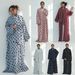 Women's Clothing Modest Fashion Set – Long Sleeve V-Neck Cardigan & Scarf In White/Pink/Brown/Black/Blue/Sky Blue, Lightweight Polyester_ecoleips.com
