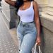 Women's Light Wash Ripped Jeans Loose Fit Straight Leg Casual Wide Leg Pants Cotton Spring/Autumn_ecoleips.com