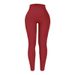 Women's Clothing Hip Fitness Pants Running Base Sports Tight Pants Solid Color Hip High Waist Elastic Yoga Pants_ecoleips.com