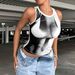 New European And American Ins-style Women's Fashion Clothing With Human Body Print, Tight-fitting, Slim-fit, Sexy_ecoleips.com