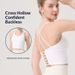 European And American Style Solid Color Strap Fitness Vest Cross Back Slim Fit Sports Bra Yoga Wear For Women_ecoleips.com