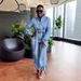 Women's Clothing multi pocket long sleeved pleated two piece suit_ecoleips.com