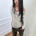 Retro Aesthetic Women's Slim Fit T-Shirt Y2K Style Casual Streetwear Hot Girl Top Cross Border Wholesale Foreign Trade_ecoleips.com