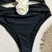 Women's Clothing New Sexy One Piece Solid Color Flower Bikini Ins Style Holiday Beach Ladies Swimsuit Bikini_ecoleips.com