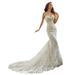 Women's Clothing Tube Top Fishtail Wedding Dress With Sexy Waist Straps Summer New Dress Fashionable Temperament Generous And Simple_ecoleips.com