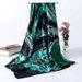 Women's Retro Ethnic Style Large Square Scarf 90 Cm Satin Faux Silk Cashew Print Middle Eastern Headscarf For Muslim Fashion_ecoleips.com