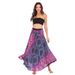S001 Cross-Border Casual Thai European American Half Beach Vacation Dress Two-Way Big Hem Skirt Belly Dance_ecoleips.com