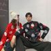 girl Autumn Winter Couple Outfit New Year Cross-Border Christmas Red Lazy Loose Pullover Knitted Sweater Coat For Women_ecoleips.com