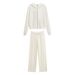 Women's Clothing Velvet Hooded Sweater Jacket/sweatpants Casual Pants Practical Lazy Two Piece Suit New Style_ecoleips.com