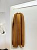 Verve Muslim Solid Color Robe Headscarf Coat Dubai Fashion Loose Casual Wrinkled Slimming Large Cape_ecoleips.com