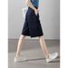 Boutique Quality Summer New Style Loose-fitting Slimming High-waisted Women's Casual Suit Shorts, Mid-length_ecoleips.com