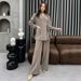 Women's Clothing Women's INS Lace Up Suit Kimono Jacket Shirt Fashion Trousers Suit_ecoleips.com