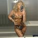 European And American Women's Halter Bodysuit And Leopard Print Flared Pants Set Sexy See through Autumn Winter New Arrivals_ecoleips.com