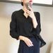 Women's Clothing sale mulberry silk crepe pearlescent white shirt women _ecoleips.com