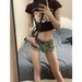 2025s American Style Spicy Girl Low Waist Denim Shorts 2025 Summer New Slim Fit Hip-Hugging Wide-Leg Hot Pants For Women_ecoleips.com