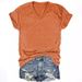 Custom-made From A Provided Image, Cross-border Women's European And American Casual Loose-fit Pullover V-neck_ecoleips.com